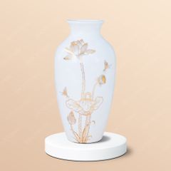 Lọ hoa Sen vàng H27