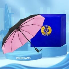 Quà tặng Công đoàn - Ô dù cầm tay gấp khúc in ấn logo