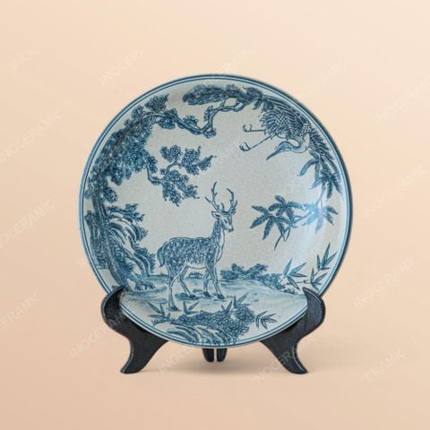 Đĩa trưng bày Phúc Thọ Song Toàn in logo