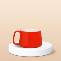 Ly sứ hiện đại quai vuông in logo