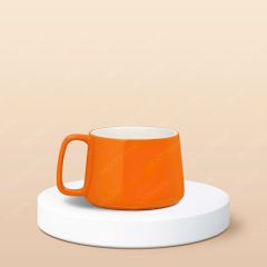 Ly sứ hiện đại quai vuông in logo