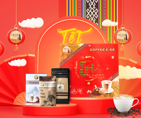 Hộp quà Tết Ê Đê Café – Tết An Khang, Quà Trao Gắn Kết