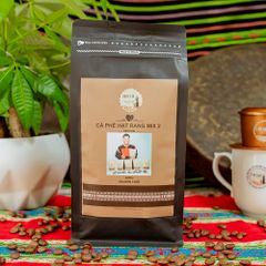 Cà phê Hạt Rang Mix 2 Nguyên Chất Pha Phin, Pha Máy - Ê Đê Café