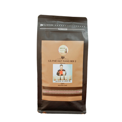 Cà phê Hạt Rang Mix 2 Nguyên Chất Pha Phin, Pha Máy - Ê Đê Café