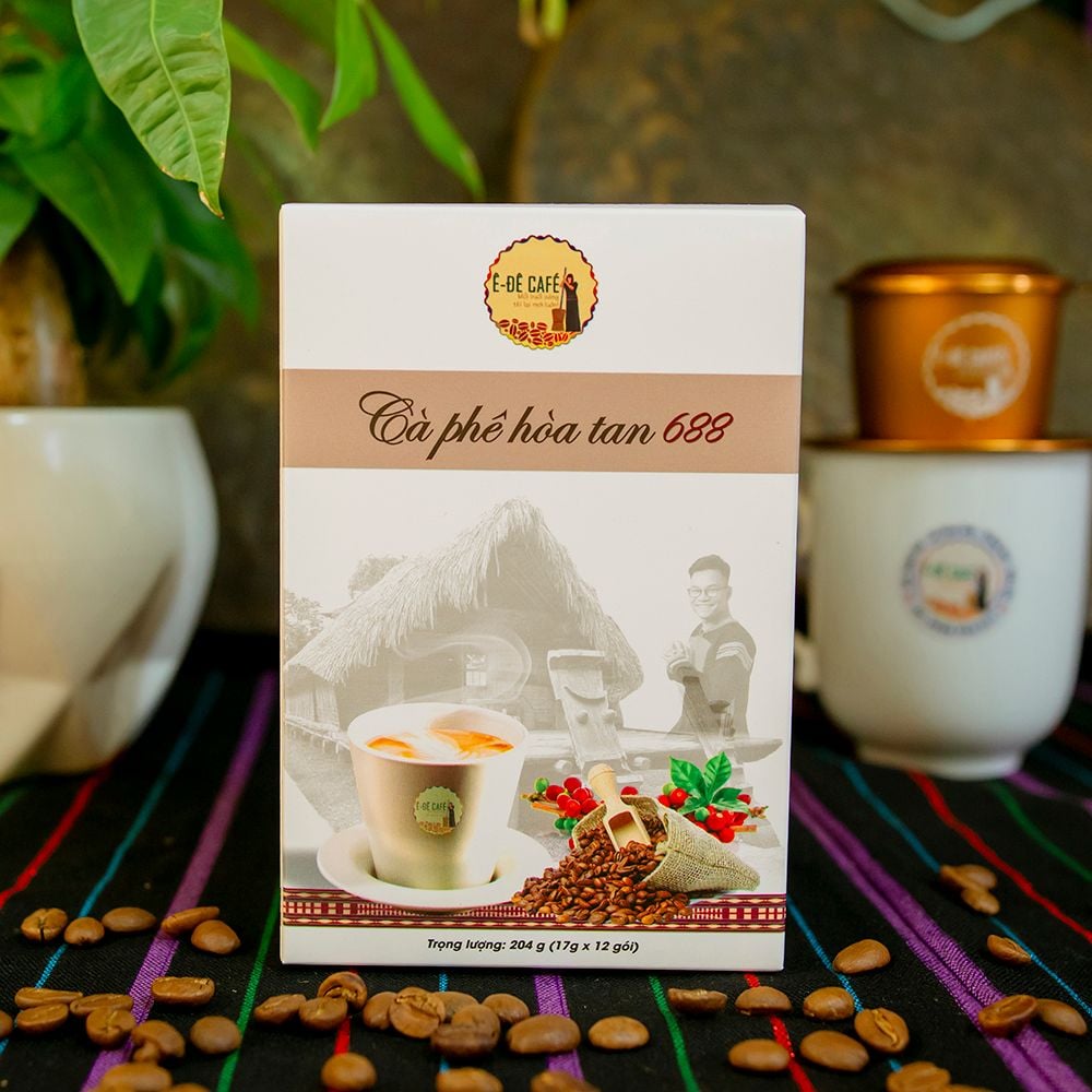 Cà Phê Hòa Tan Vị Nguyên Bản 688 -  Ê Đê Café