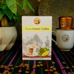 Cà Phê Hòa Tan Vị Sầu Riêng-  Ê Đê Café - Hộp 12 gói