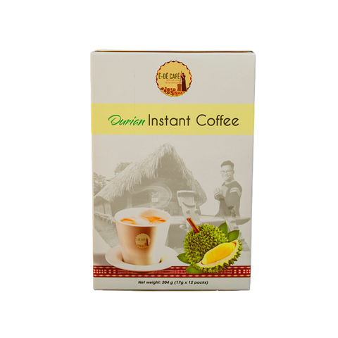 Cà Phê Hòa Tan Vị Sầu Riêng-  Ê Đê Café - Hộp 12 gói