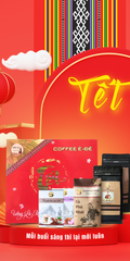 Hộp quà Tết Ê Đê Café – Tết An Khang, Quà Trao Gắn Kết