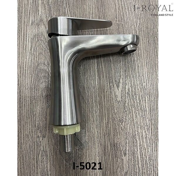 Vòi lavabo NL Inox 304 I-Royal I-5021 (cao 20cm)