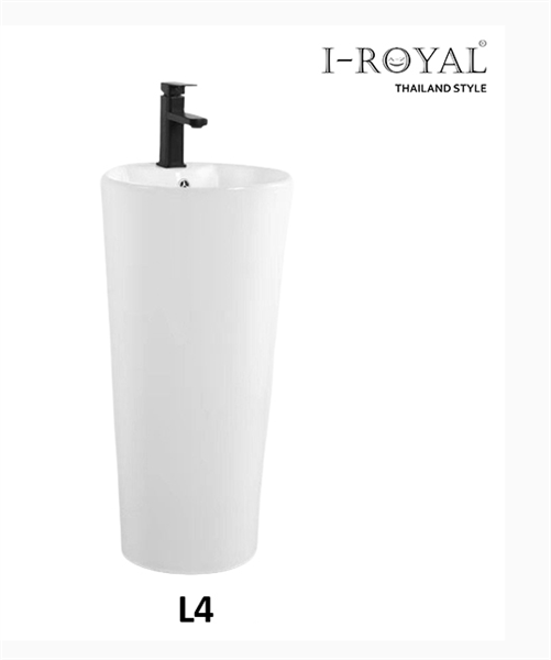 Chậu Lavabo trụ tròn I-Royal L4