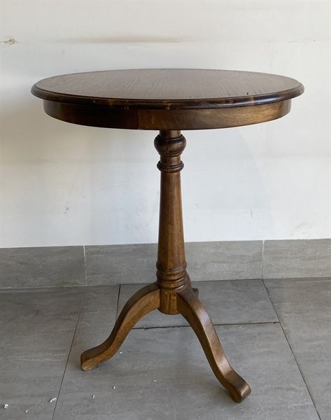 Bàn Bar tròn gỗ cao su D600 x H750mm