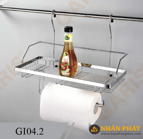  Kệ treo gia vị và cuộn giấy GI04.2 (Trưng bày) 