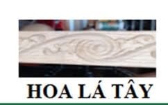 Chỉ CNC hoa lá tây Gỗ ASH 40 X 2500MM