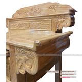  Bàn thờ gỗ tràm màu óc chó 2 tầng 1270 x 610 x 1170 - 1530mm 