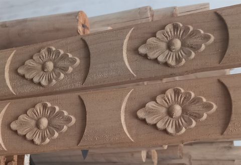  Chỉ CNC hoa mai GỖ ASH 40 X 2500mm 