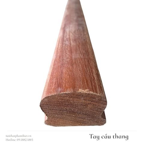  Tay vịn cầu thang gỗ gõ Omega 3.1m 