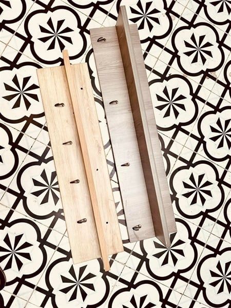 Móc treo đồ MDF chữ T 600 - 800 x 130 x 185mm