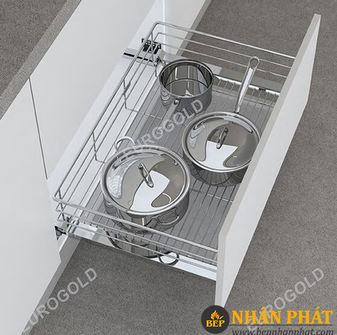  Kệ xoong Inox nan âm tủ EG 6180 (Trưng bày) 