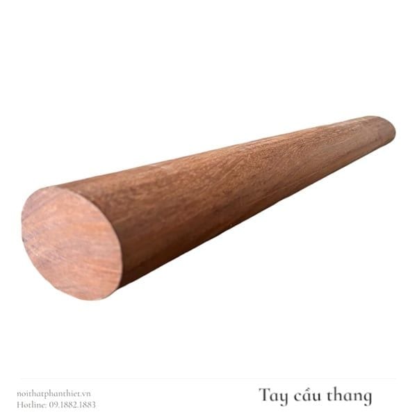 Tay vịn cầu thang gỗ gõ Oval6*8 2.9m