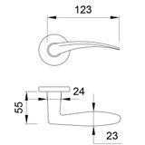  Tay nắm gạt đặc phân thể Imundex An Cường 737.17.382 (màu vàng) 