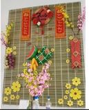  Mành cọ trang trí 