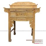 Bàn thờ gỗ tràm màu óc chó 2 tầng 1270 x 610 x 1170 - 1530mm 