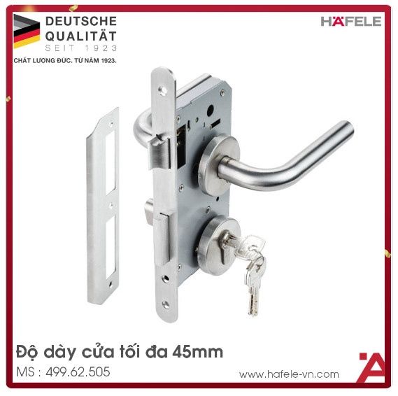 Bộ Khóa Cửa Tay Nắm Chụp DIY Hafele 499.62.505 - Giá gốc 915.000 đ