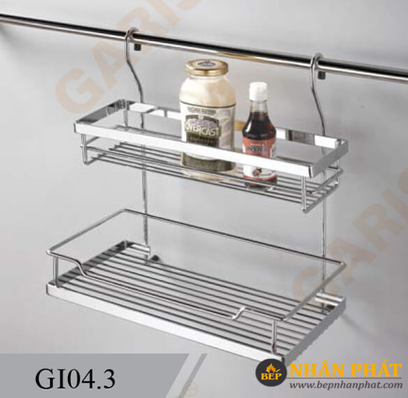 Kệ để gia vị 2 tầng GI04.3 (Trưng bày)