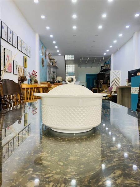 Nồi sứ trắng (nồi không sd nấu)