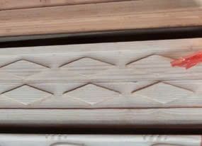  Chỉ CNC hình thoi gỗ ASH 40 X 2500MM 