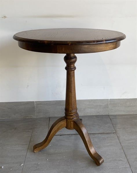 Bàn bar tròn gỗ cao su D650 x H650mm