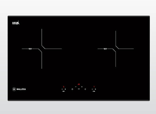 Bếp kính âm 2 từ Malloca MH-02I N (Trưng bày)