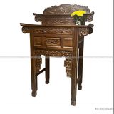 Bàn thờ gỗ tràm màu óc chó 2 tầng 1070 x 610 x 1170 - 1570mm 