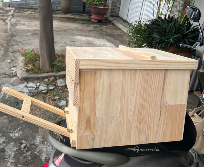 Thùng gỗ cà phê