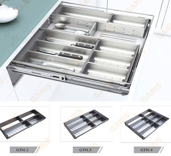 Khay chia ngăn kéo inox 304 Garis GT01.3