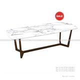  Bàn ăn chân gỗ tần bì (ASH) + mặt đá nhân tạo (chưa bao gồm ghế) 1m4 