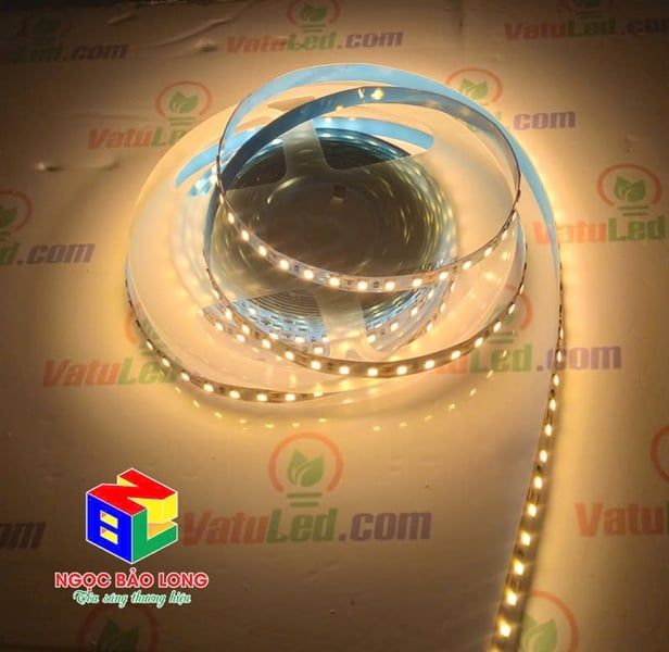 Led dây 12v 2835 120 bóng /mét màu vàng
