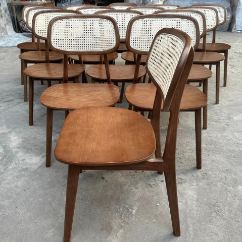  Ghế ăn Seco mặt gỗ màu tự nhiên 