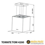  Máy hút mùi đảo Tomate Tom 4200 