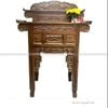 Bàn thờ gỗ tràm màu óc chó 2 tầng 1070 x 610 x 1170 - 1570mm