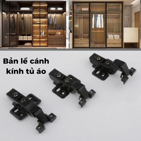  Bản lề đen bật hơi cong vừa - Luxury 