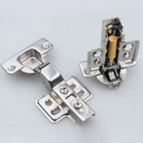  Bản lề giảm chấn Inox 304 cong vừa 40mm 