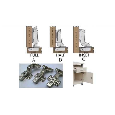  Bản lề lọt lòng giảm chấn Imundex 7111103 cong nhiều 