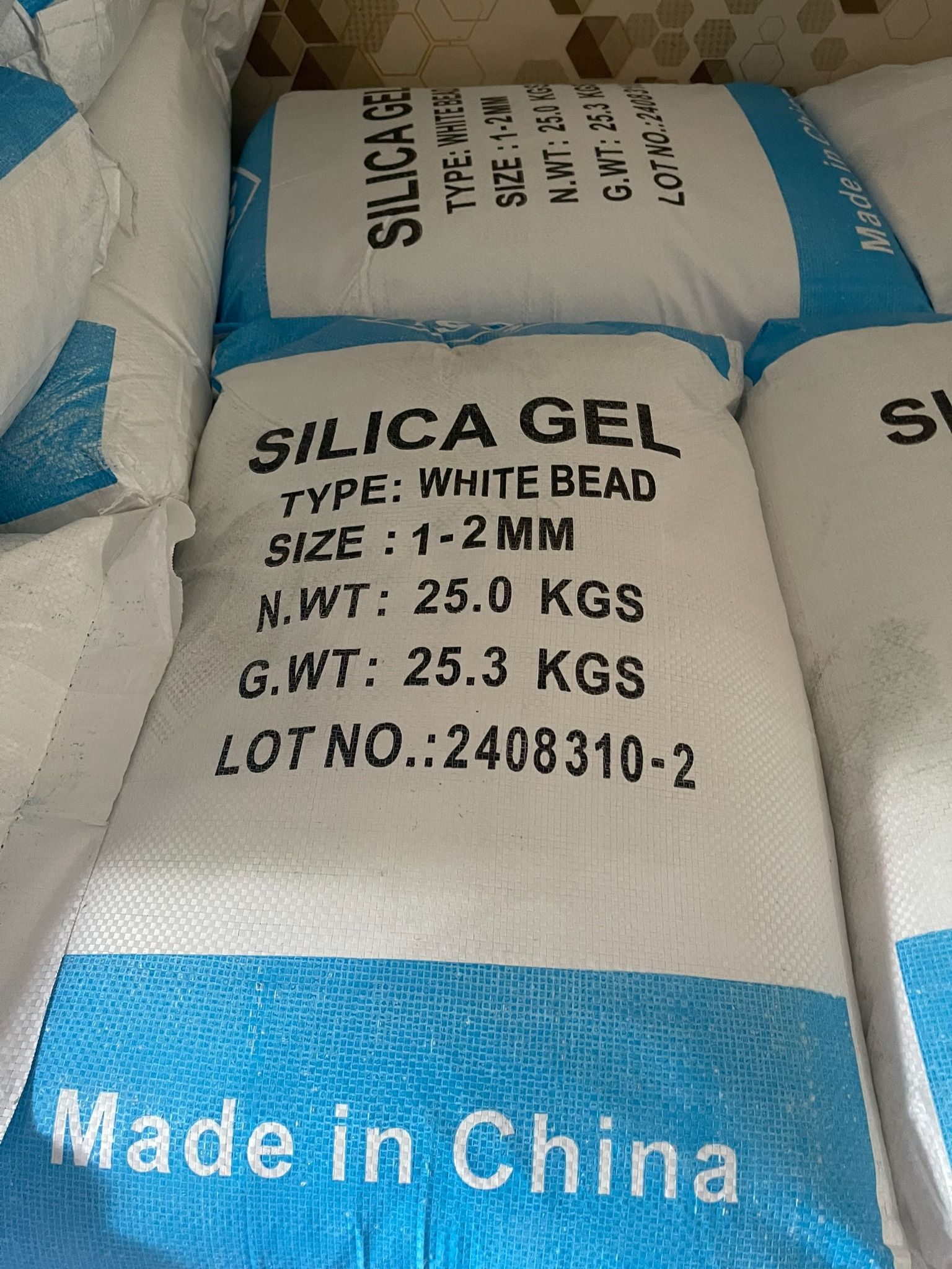  Hạt hút ẩm trắng kích thước 1-2mm moisture loss <2% 