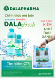 Nước uống ion kiềm Dalafresh (thùng 24 chai 480ml)