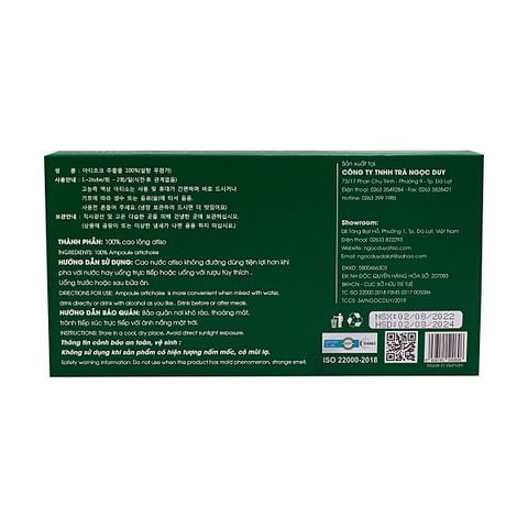 Cao Nước Atiso Slim