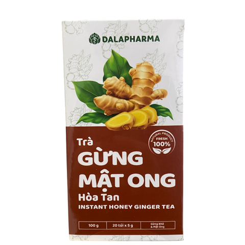 Trà Gừng Hòa Tan Mật Ong Dalapharma