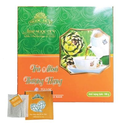 TRÀ ATISO THƯỢNG HẠNG  50 TÚI - HỘP CAM