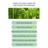 Trà Khổ Qua Túi Lọc Ngọc Duy – 100% Mướp Đắng Tự Nhiên Thanh lọc – Làm mát – Hỗ trợ giảm đường huyết