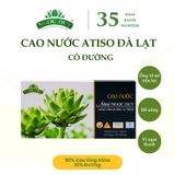 Cao Nước Atiso Ngọc Duy Đà Lạt có đường dễ uống, tiện lợi, mát gan, dễ ngủ, đẹp da dạng hộp 10 ống